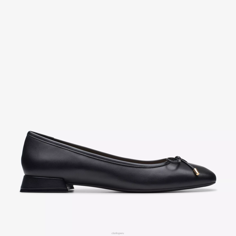 HZVP259 ubree 15 pasos cuero negro Clarks