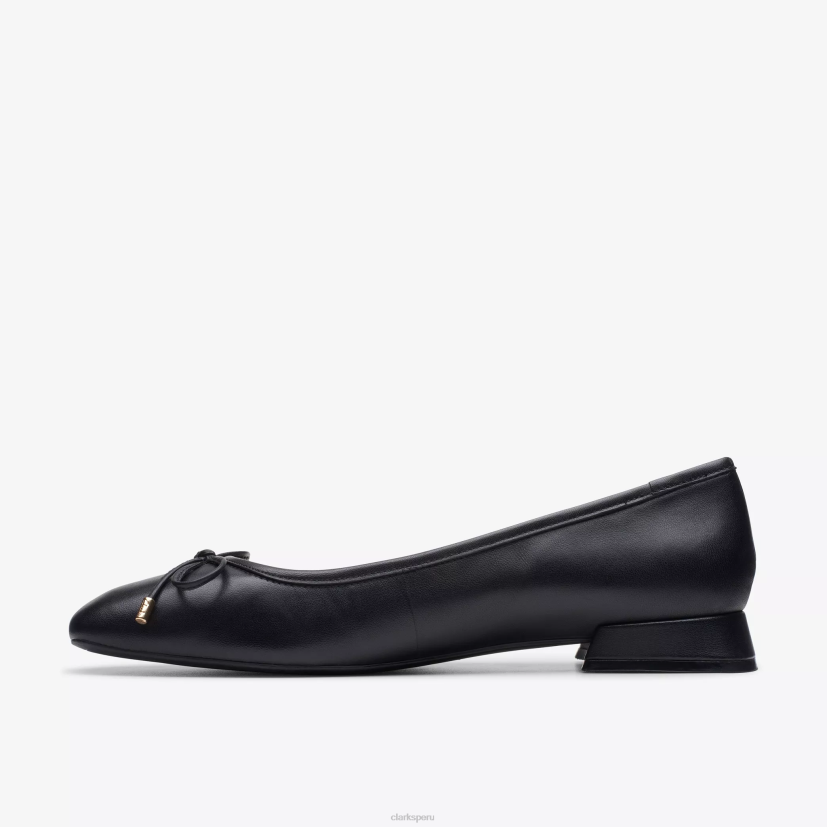 HZVP259 ubree 15 pasos cuero negro Clarks