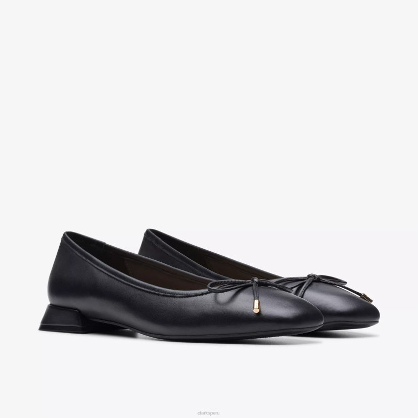 HZVP259 ubree 15 pasos cuero negro Clarks