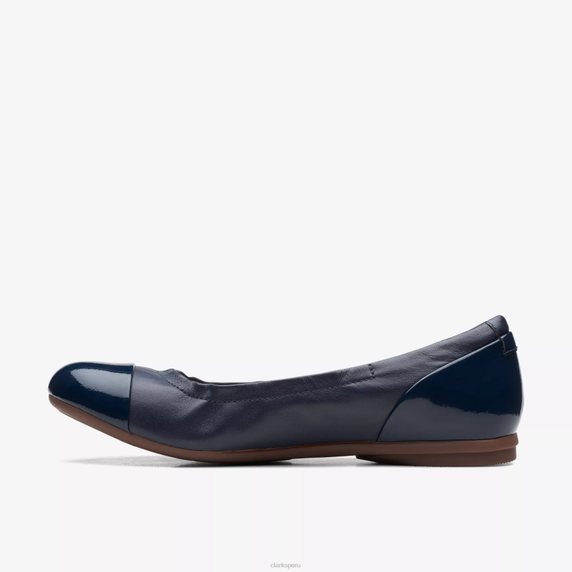 HZVP262 rena jazz cuero azul marino Clarks
