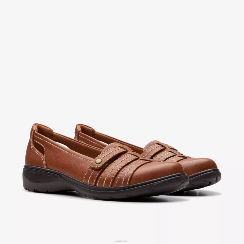 HZVP280 eliza carleigh cuero marrón Clarks