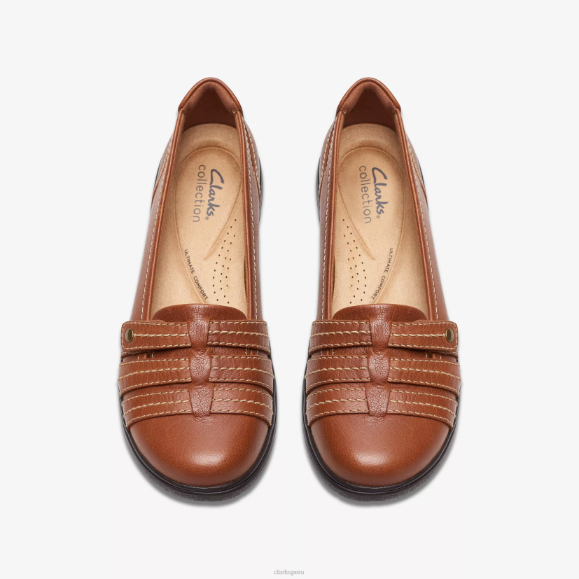HZVP280 eliza carleigh cuero marrón Clarks