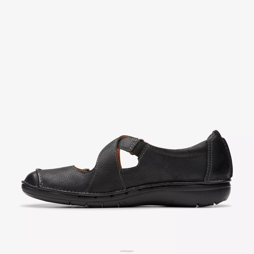 HZVP292 correa sin bucle cuero negro Clarks