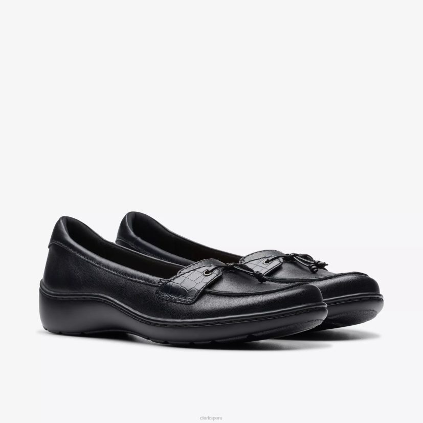 HZVP294 haley cora cuero negro Clarks