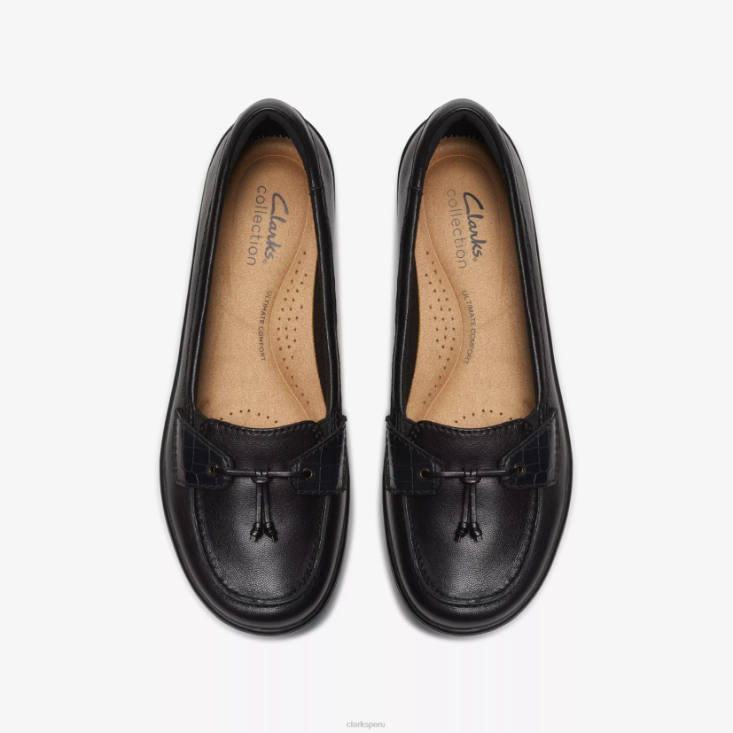 HZVP294 haley cora cuero negro Clarks