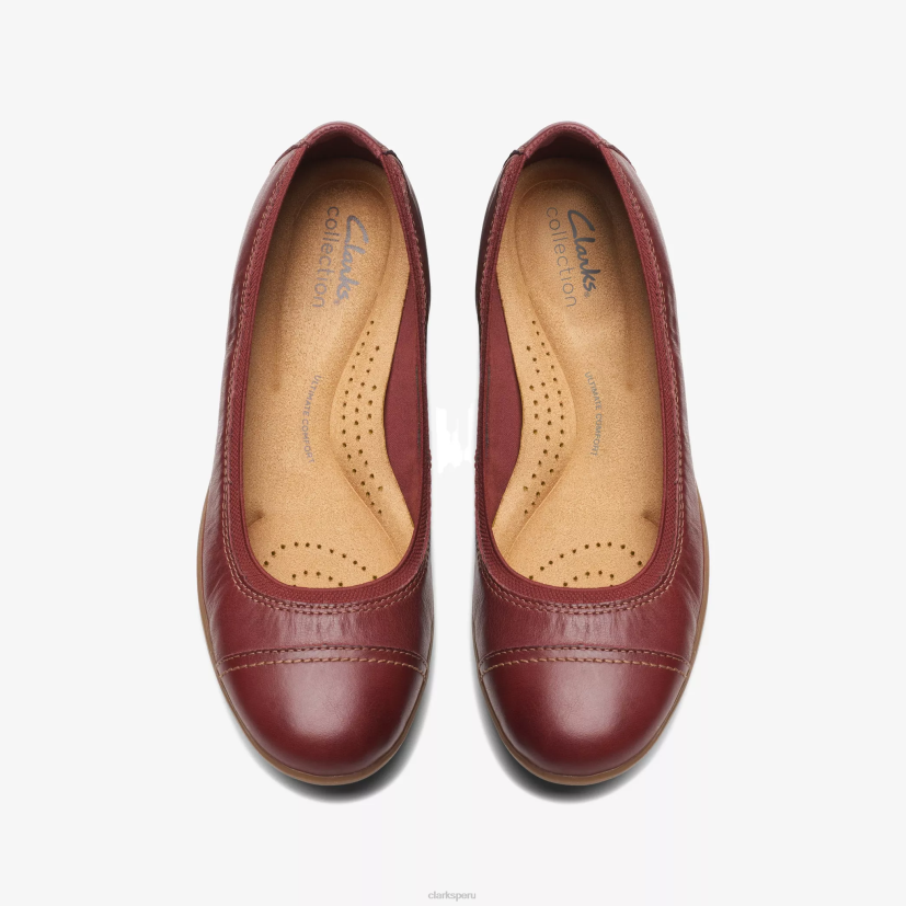 HZVP295 ópalo de pradera cuero castaño Clarks
