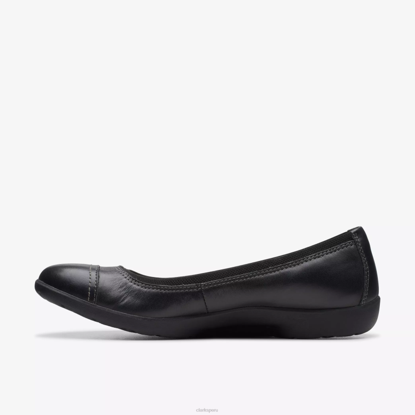 HZVP296 ópalo de pradera cuero negro Clarks