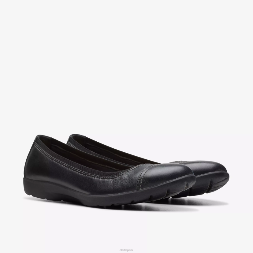 HZVP296 ópalo de pradera cuero negro Clarks