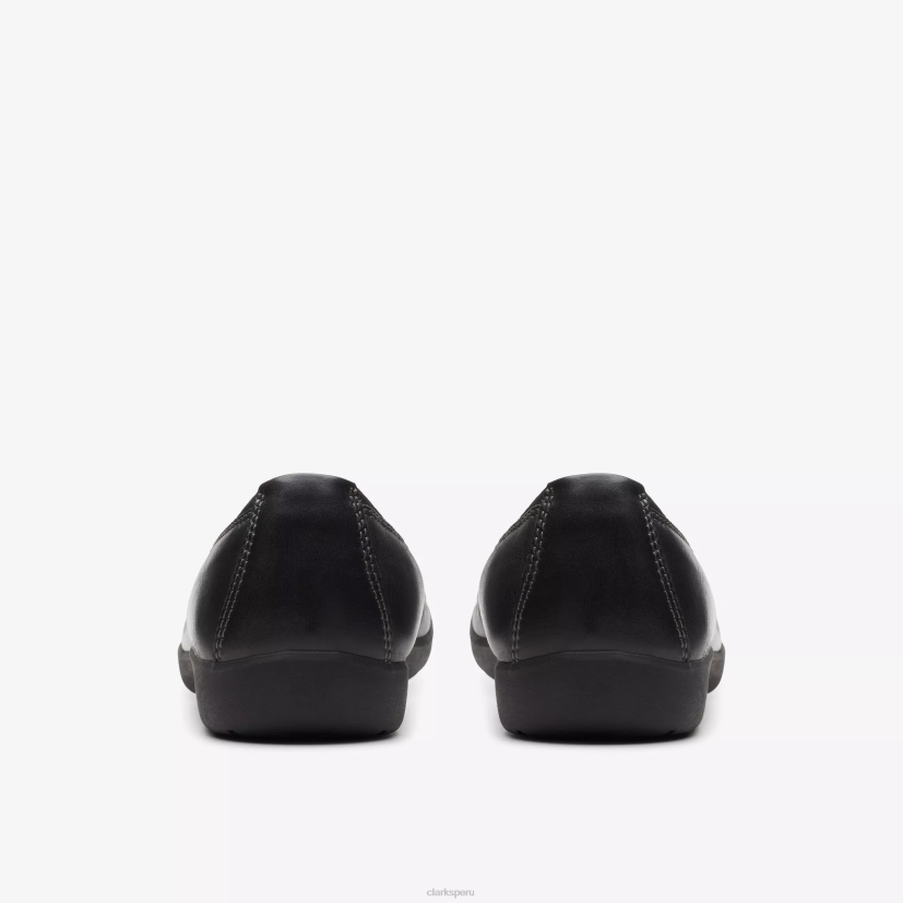 HZVP296 ópalo de pradera cuero negro Clarks