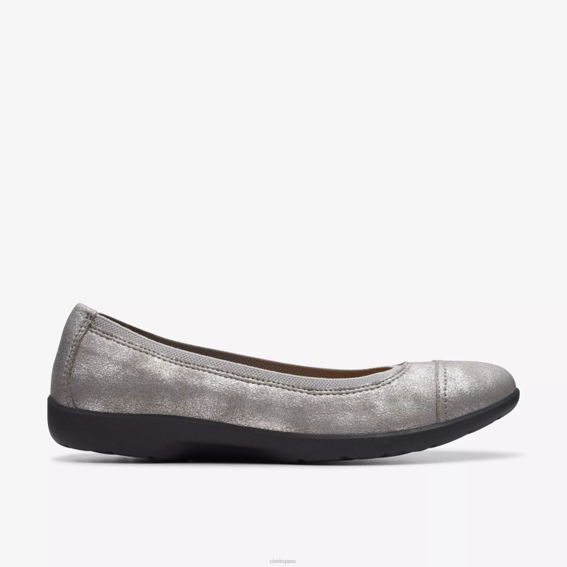HZVP297 ópalo de pradera peltre metálico Clarks