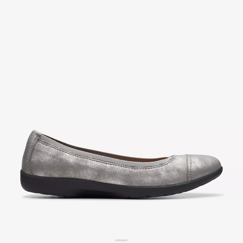 HZVP297 ópalo de pradera peltre metálico Clarks