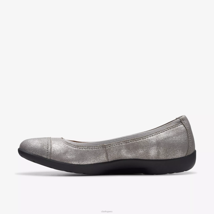 HZVP297 ópalo de pradera peltre metálico Clarks