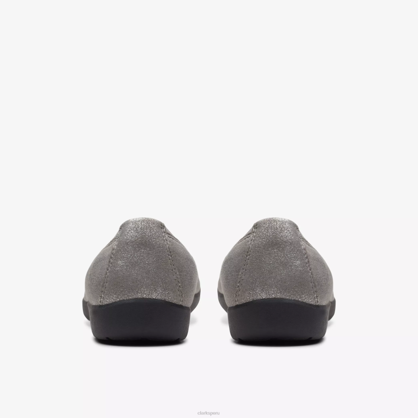 HZVP297 ópalo de pradera peltre metálico Clarks