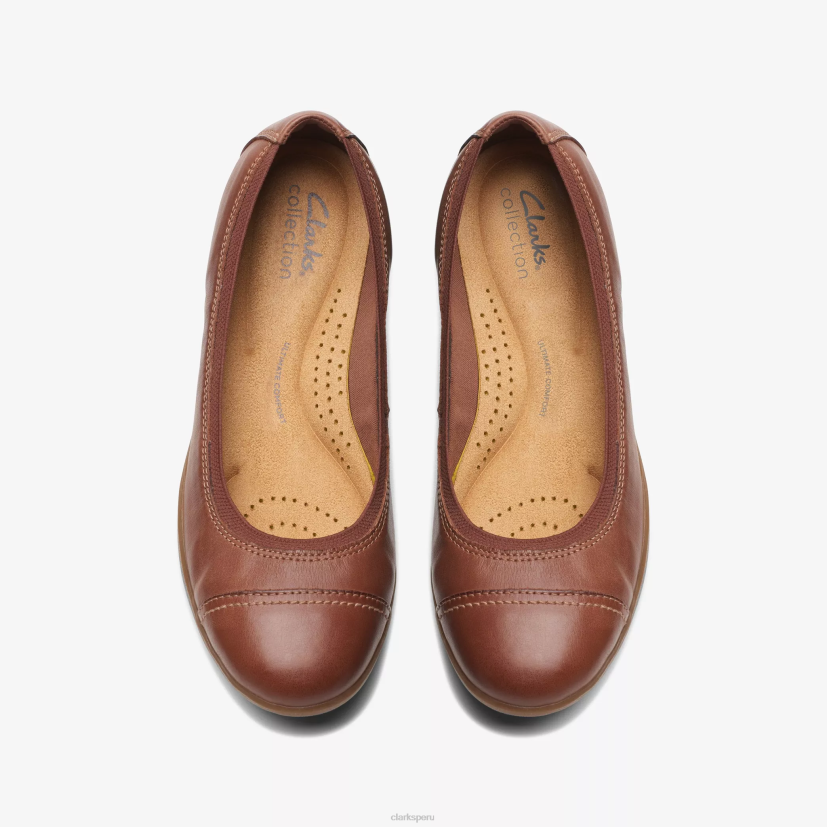 HZVP298 ópalo de pradera cuero marrón Clarks