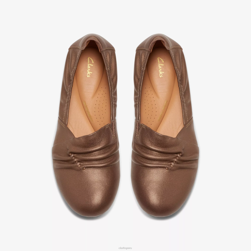 HZVP301 camino rena cuero bronce Clarks