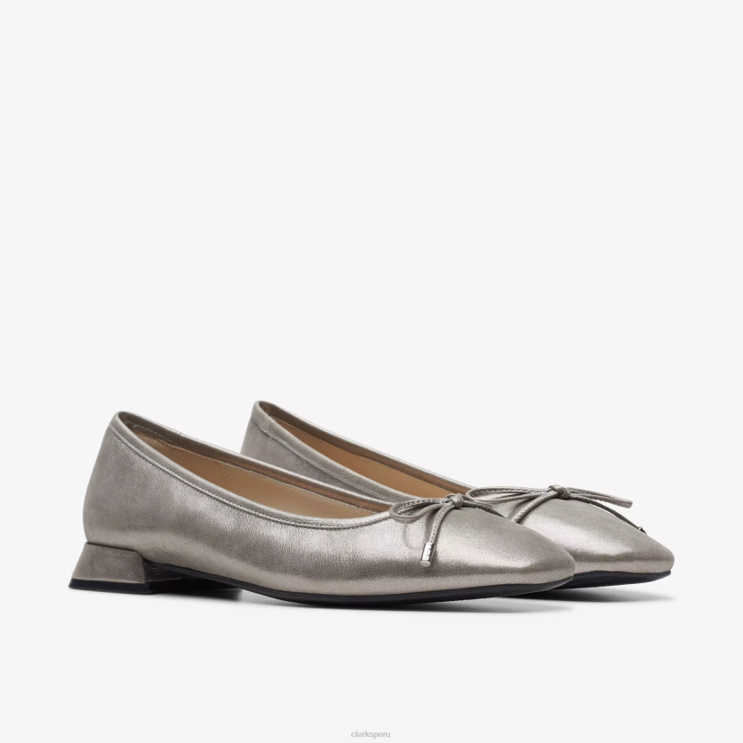 HZVP303 ubree 15 pasos cuero metalizado Clarks