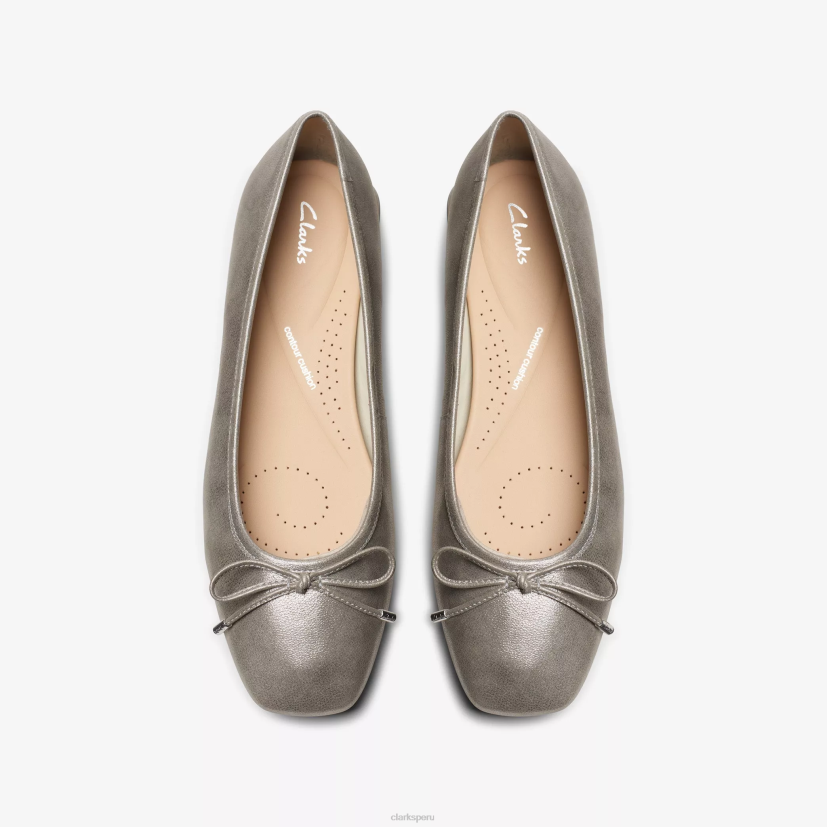 HZVP303 ubree 15 pasos cuero metalizado Clarks