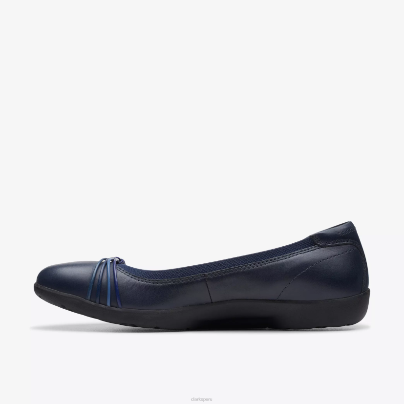 HZVP305 prado rae cuero azul marino Clarks