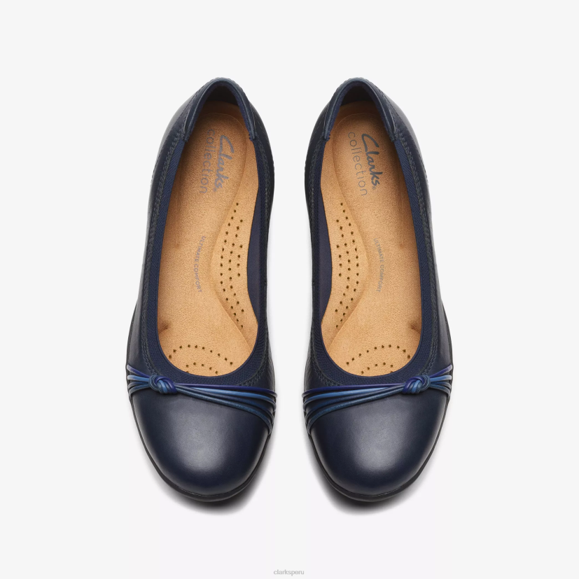 HZVP305 prado rae cuero azul marino Clarks