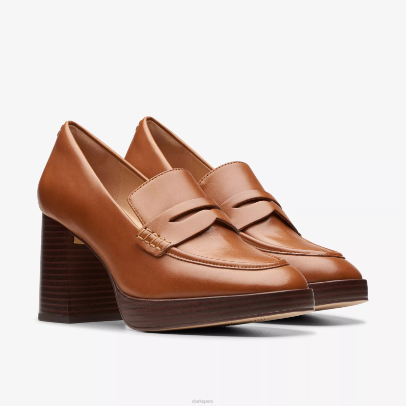 HZVP497 zoya85 caminar cuero marrón Clarks