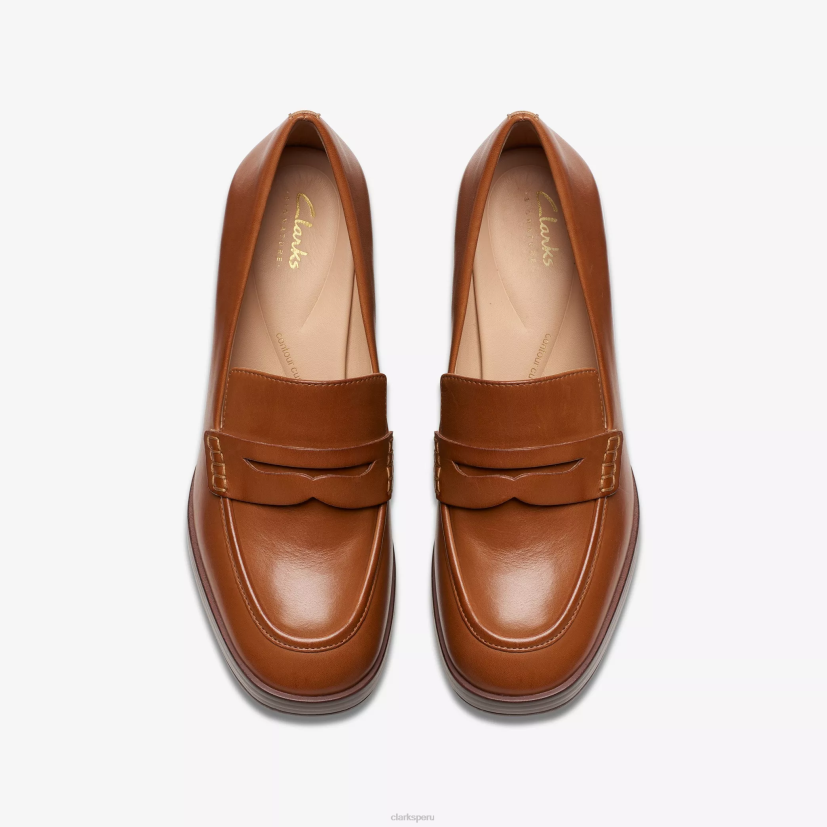 HZVP497 zoya85 caminar cuero marrón Clarks