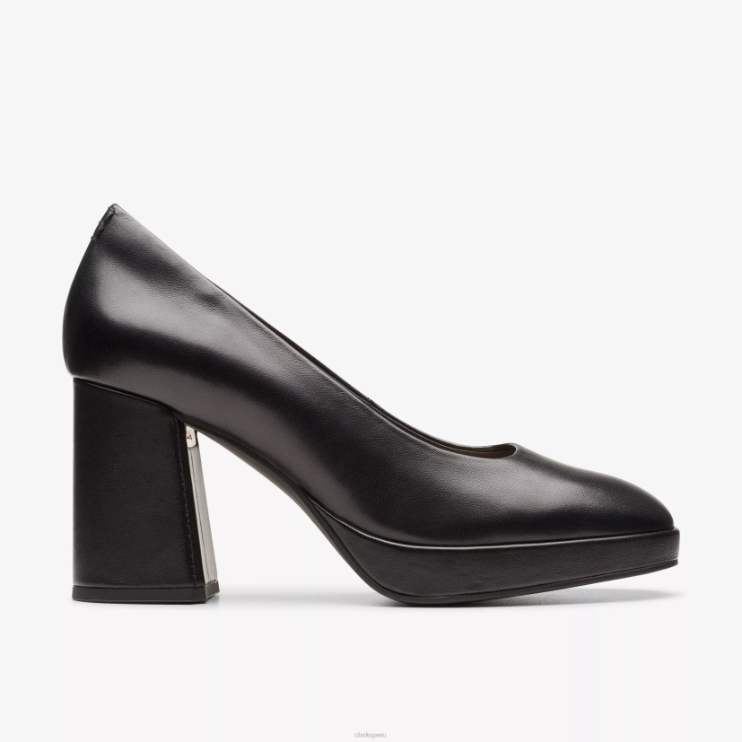 HZVP499 corte zoya 85 cuero negro Clarks