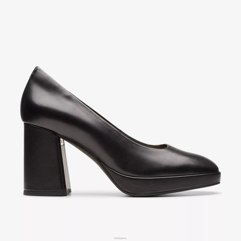 HZVP499 corte zoya 85 cuero negro Clarks