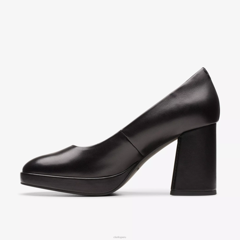 HZVP499 corte zoya 85 cuero negro Clarks
