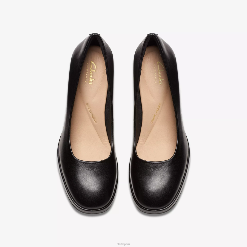 HZVP499 corte zoya 85 cuero negro Clarks