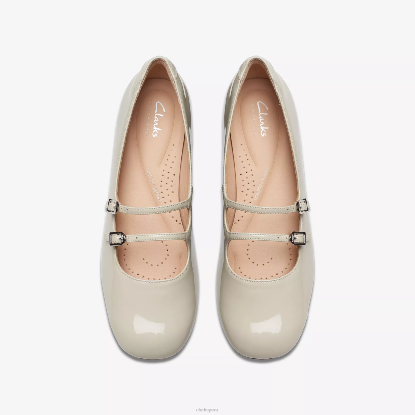 HZVP507 daiss30 brillo patente de marfil Clarks