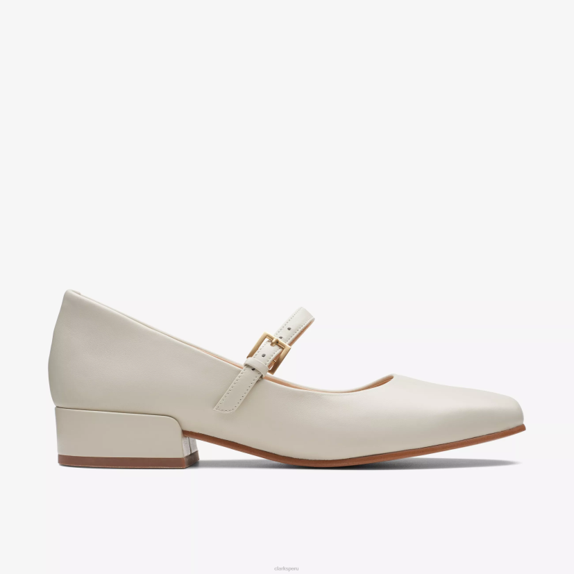 HZVP513 seren 30 hebilla cuero marfil Clarks