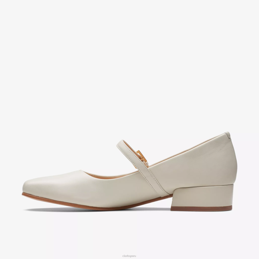 HZVP513 seren 30 hebilla cuero marfil Clarks