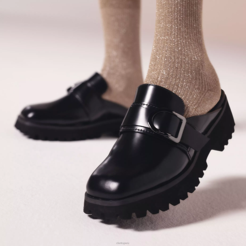 HZVP515 mantente tan libre cuero negro Clarks