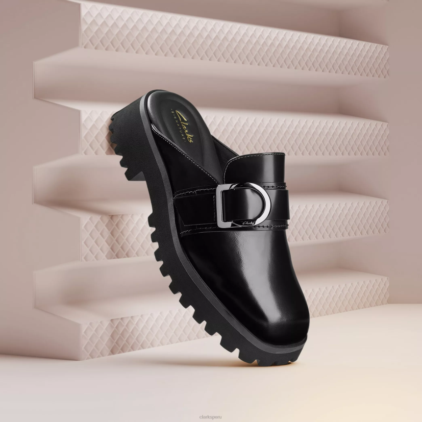 HZVP515 mantente tan libre cuero negro Clarks