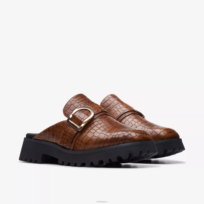 HZVP517 mantente tan libre cocodrilo marrón Clarks