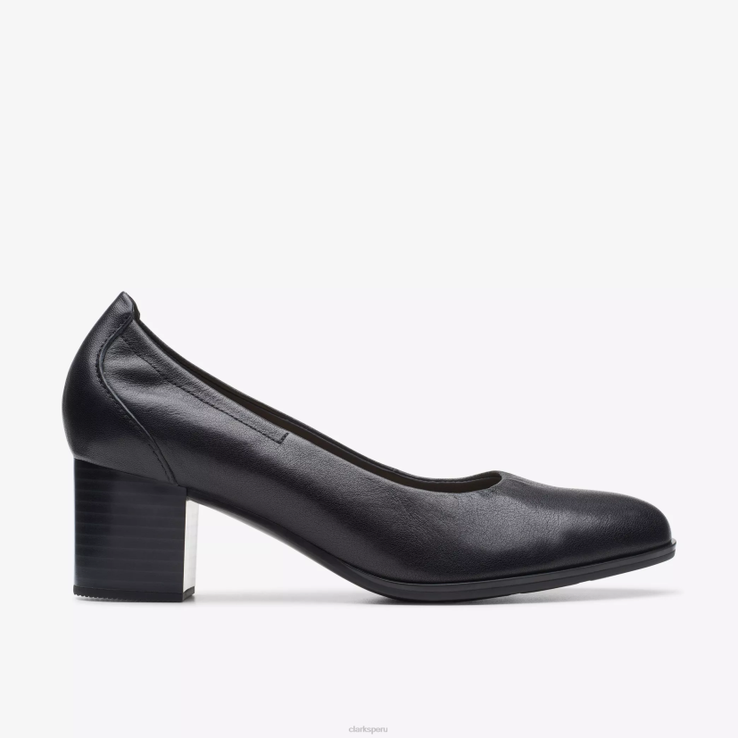 HZVP518 paso cerrado cuero negro Clarks