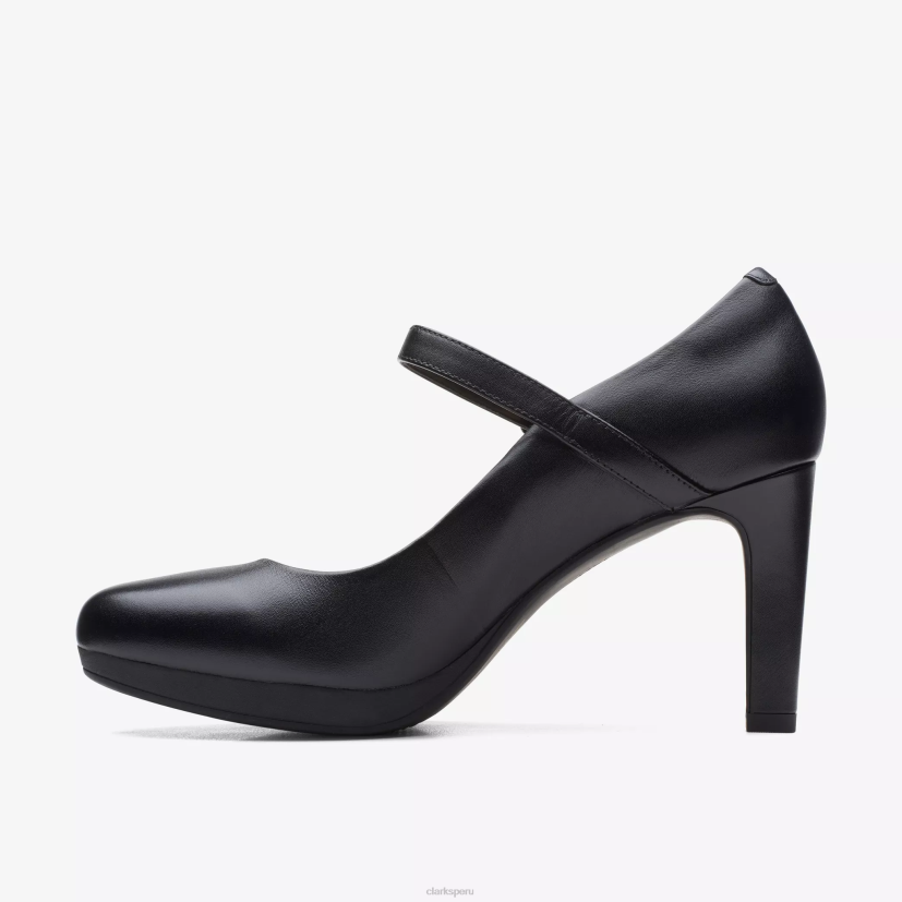 HZVP529 brillo ámbar cuero negro Clarks