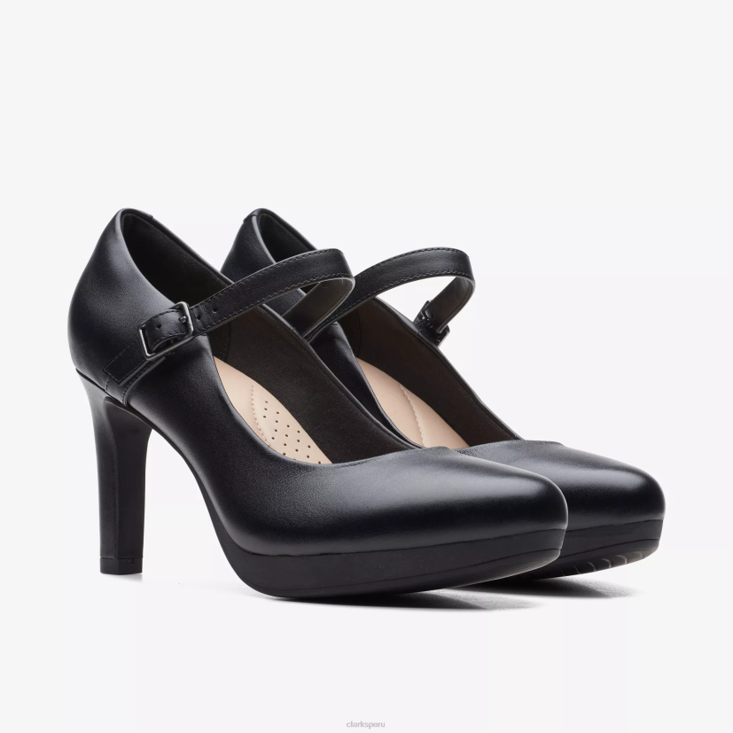 HZVP529 brillo ámbar cuero negro Clarks