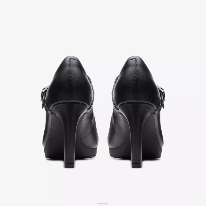 HZVP529 brillo ámbar cuero negro Clarks