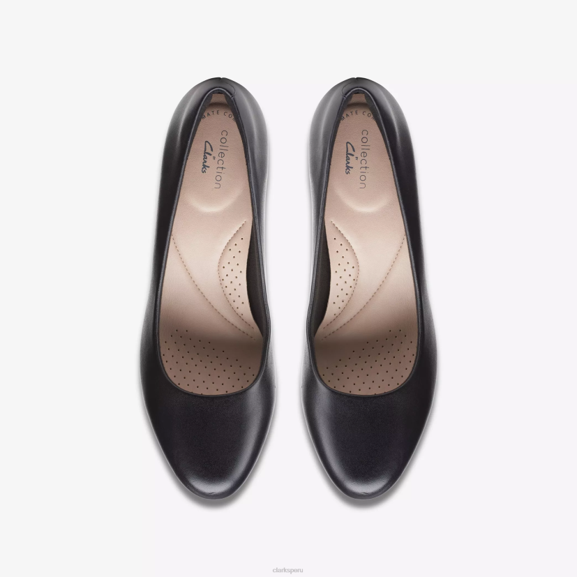 HZVP530 alegría ámbar cuero negro Clarks
