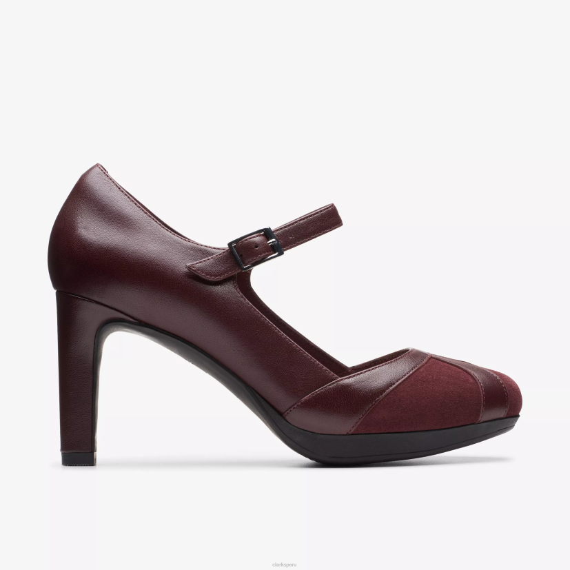 HZVP534 luz ámbar combinación burdeos Clarks