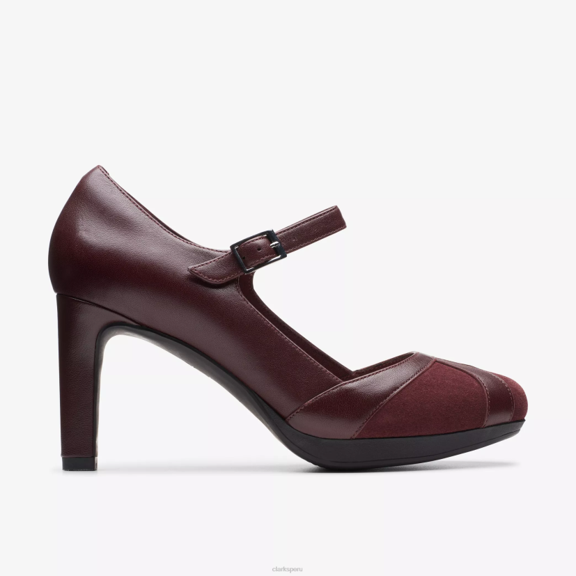 HZVP534 luz ámbar combinación burdeos Clarks