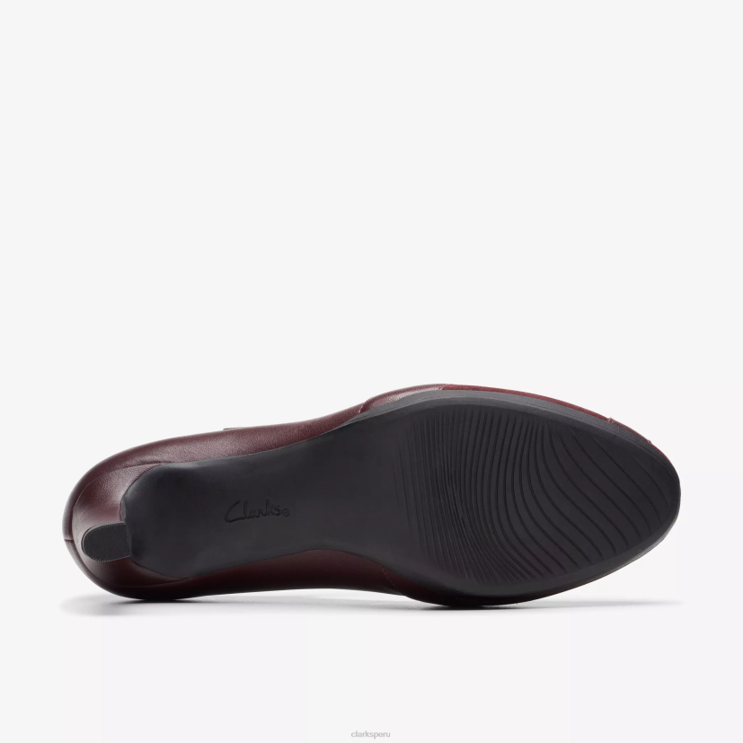 HZVP534 luz ámbar combinación burdeos Clarks