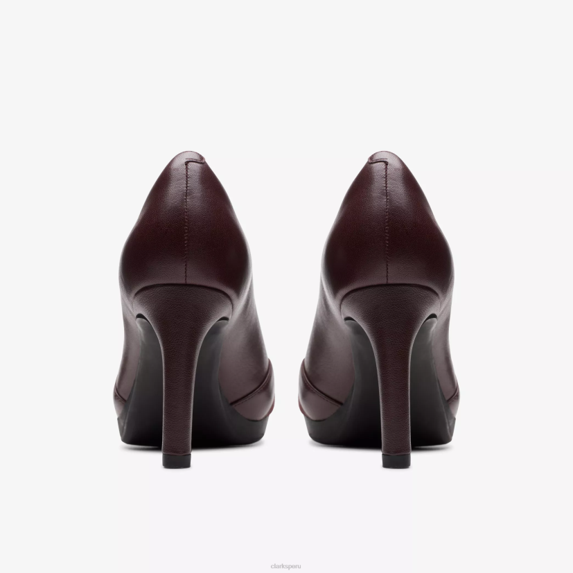 HZVP534 luz ámbar combinación burdeos Clarks