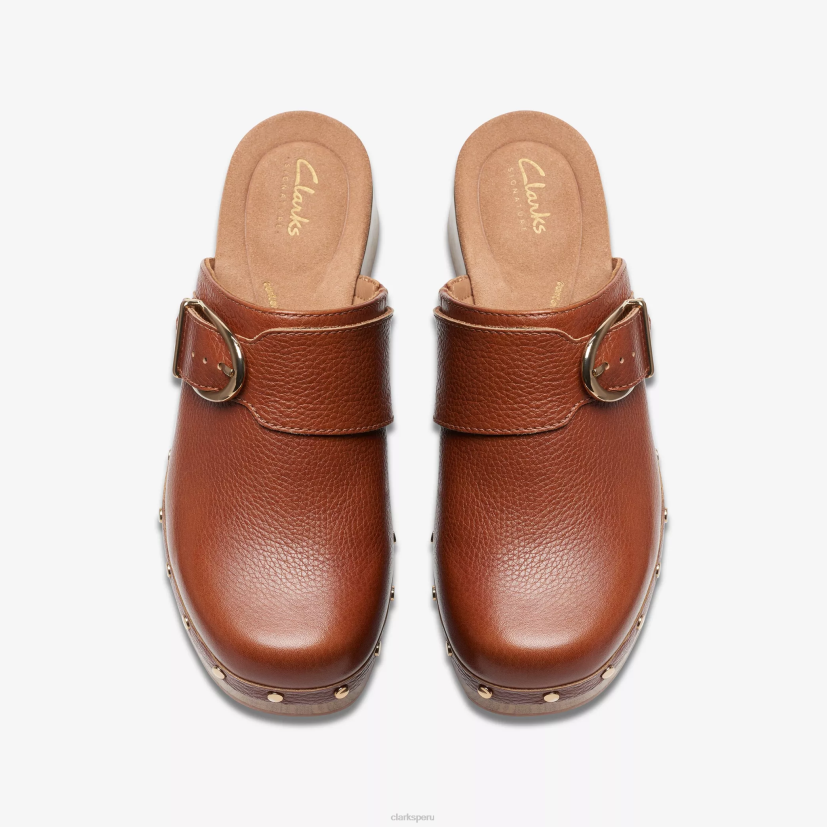 HZVP582 sol sivanne cuero marrón Clarks