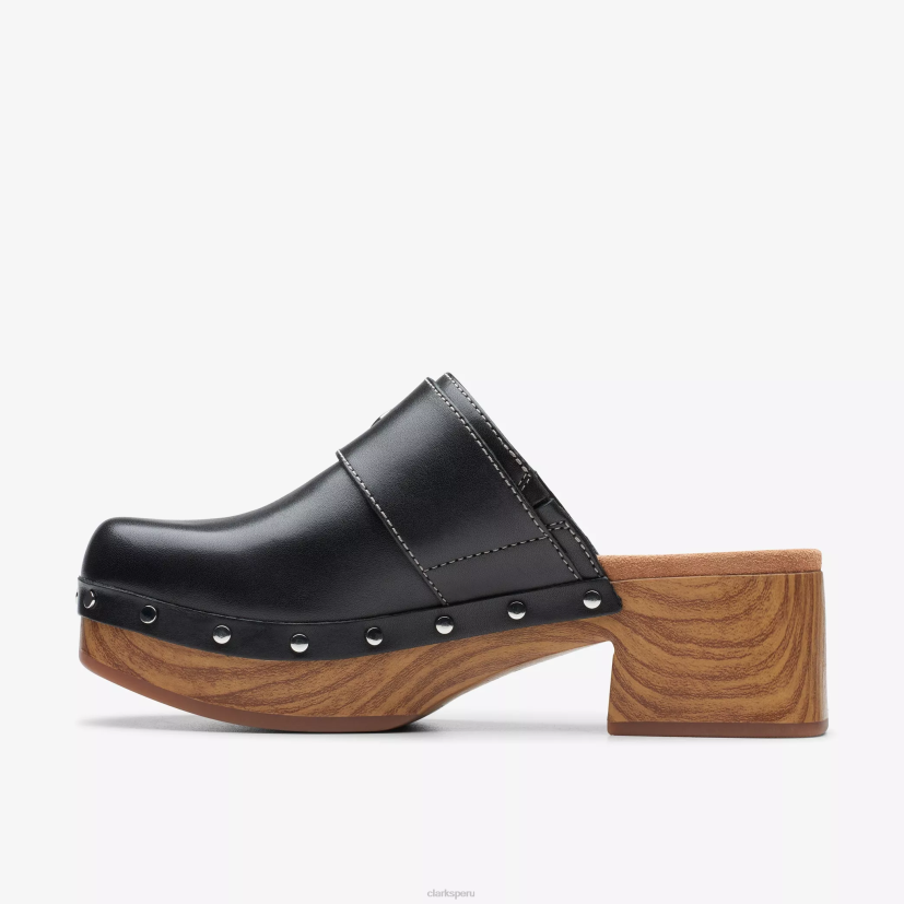HZVP583 sol sivanne cuero negro Clarks