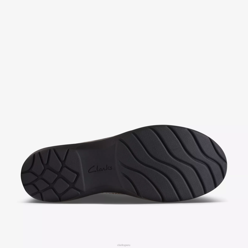 HZVP588 rayo carleigh cuero marrón oscuro Clarks