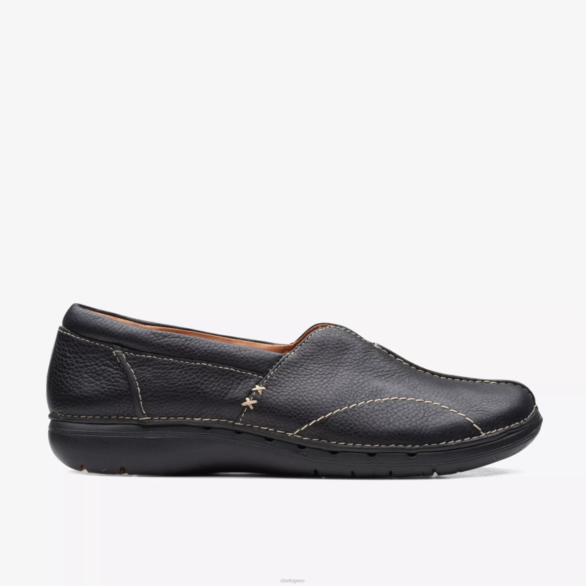 HZVP590 zancada sin bucles cuero negro Clarks