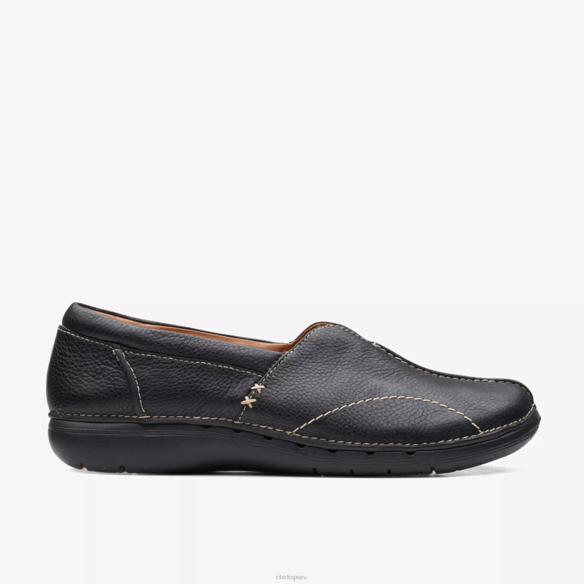 HZVP590 zancada sin bucles cuero negro Clarks
