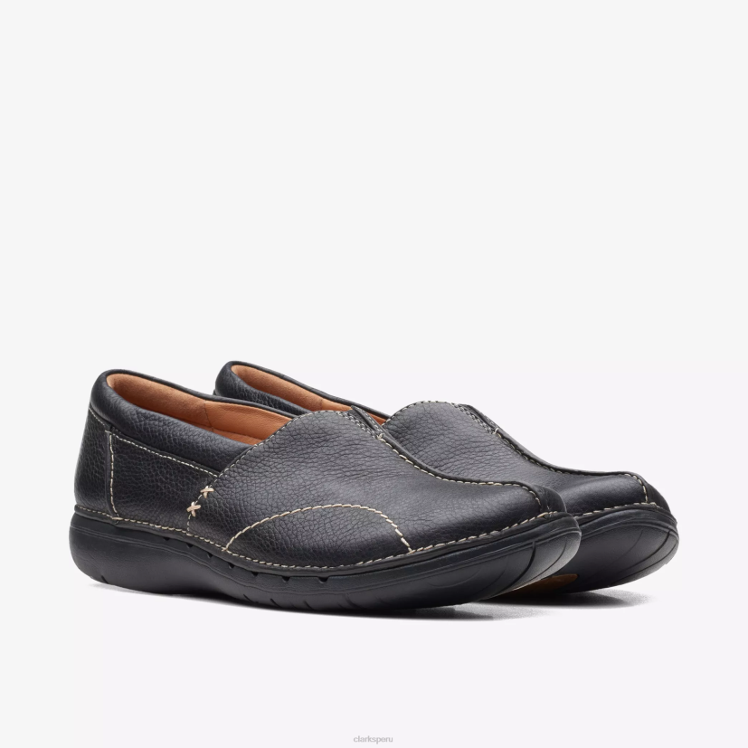 HZVP590 zancada sin bucles cuero negro Clarks